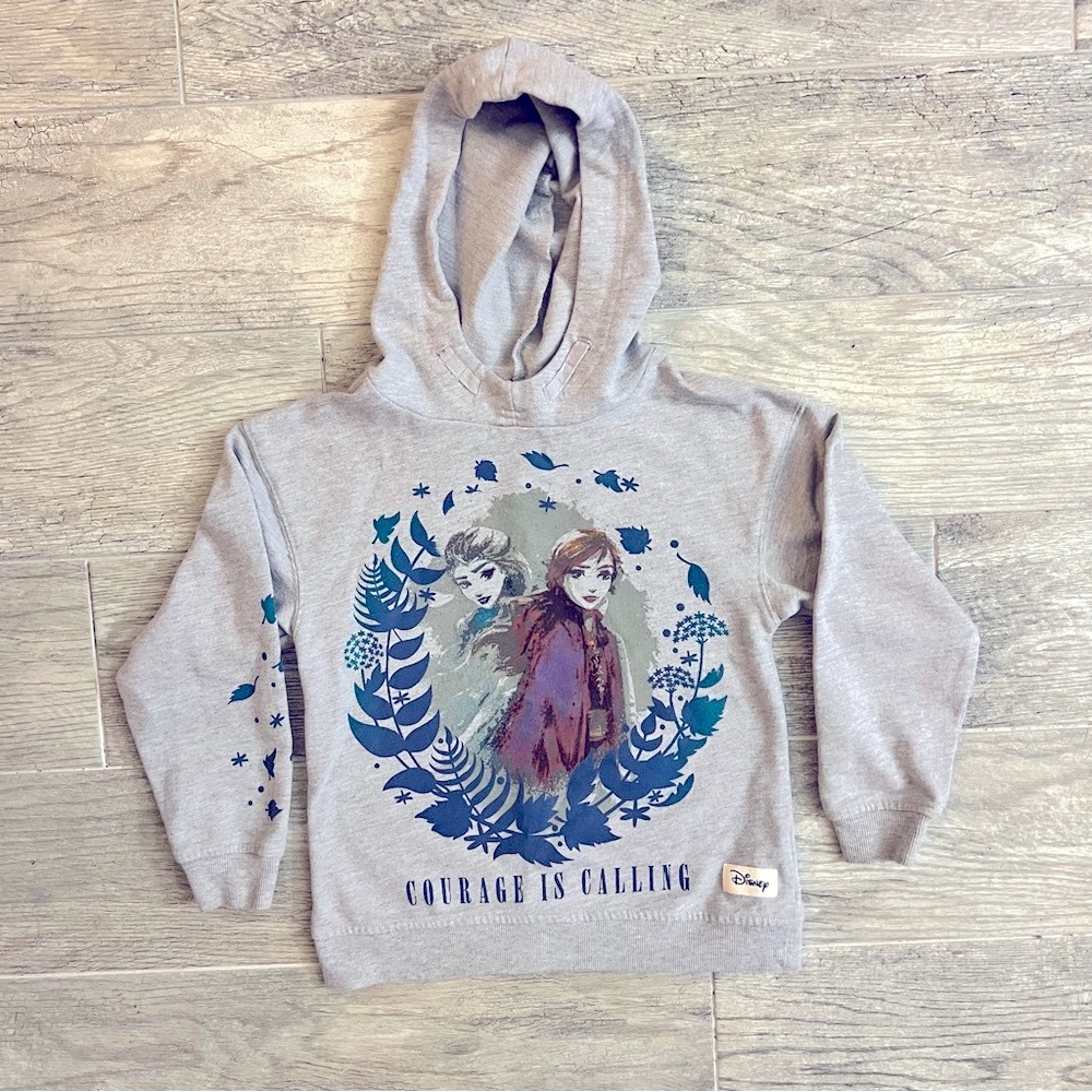 Like New Genuine Disney Frozen two Hooded Sweatshirt